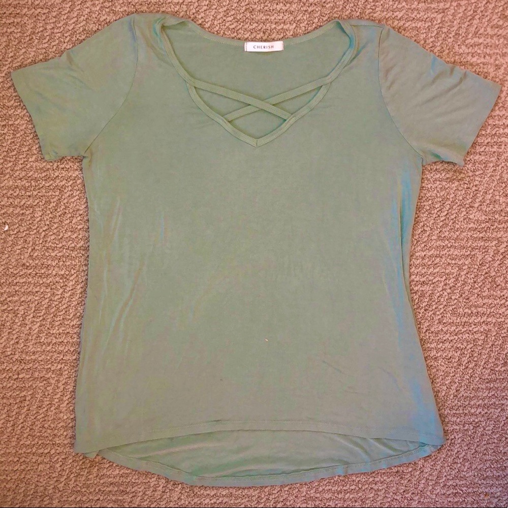 Cherish criss-cross t-shirt